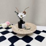 Stone Pedestal Tray