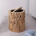 Handcrafted Driftwood Accent Bin - Image 5