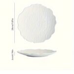 Stone Edge Ceramic Dinner Plate - Image 3