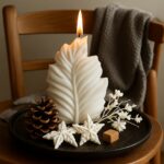 Sculptural Leaf Candle - Image 4