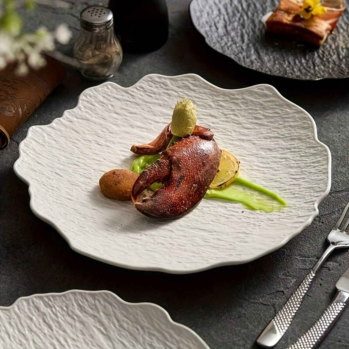 product-fancy-92c7bae2-3dd6-4561-868d-ecd3d1ad02ff Stone Edge Ceramic Dinner Plate - Image 1