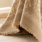 Floral Chenille Sofa Cover - Image 3