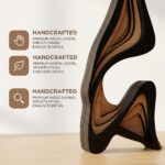 Sculptural Wood Flow Ornament - Image 5
