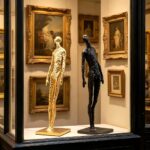 Abstract Standing Figure Sculpture