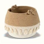 Tassel Woven Storage Basket