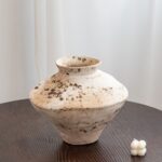 Wabi-Sabi Sculptural Ceramic Vase - Image 3