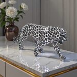 Monochrome Leopard Sculpture - Image 5