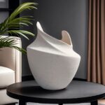Matte Sculptural Ceramic Vase