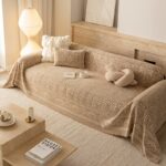 Floral Chenille Sofa Cover