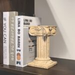 Vintage Marble Pillar Candle Holder - Image 4