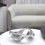 Sculptural Silver Centrepiece Bowl - Image 4