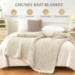 Luxury Chunky Knit Throw Blanket – Soft Chenille Sofa Blanket - Image 6