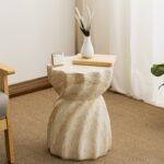 Twisted Stone Side Table