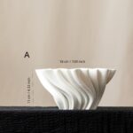 Pleated Sculptural Vase - Image 2
