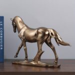 Bronze Standing Horse Sculpture - Image 4