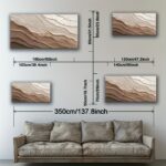 Layered Earth Texture Canvas - Image 2