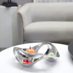 Sculptural Silver Centrepiece Bowl - Image 3