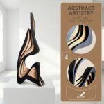 Sculptural Wood Flow Ornament - Image 4