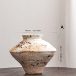 Wabi-Sabi Sculptural Ceramic Vase - Image 2