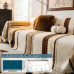 Neutral Chenille Sofa Throw - Image 5