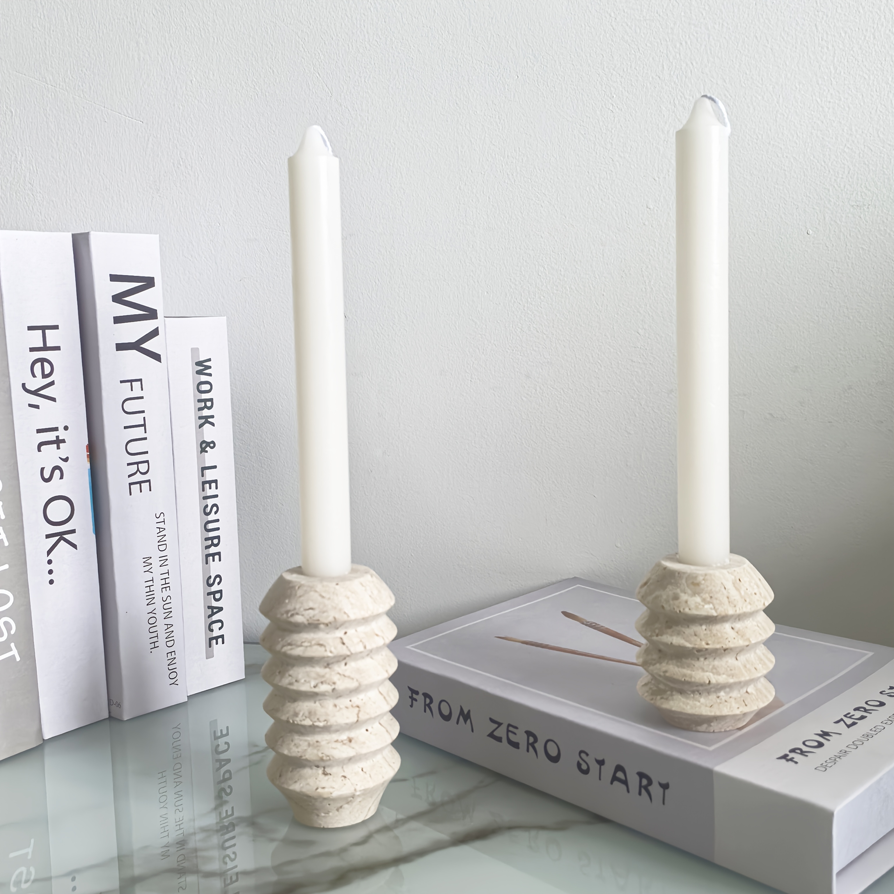 product-fancy-c8fd8531-15fa-4764-a6ed-03f18f45b85b Roman Travertine Candle Holder - Image 1