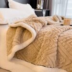 Carved Fleece Lounge Throw
