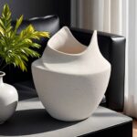 Matte Sculptural Ceramic Vase - Image 5