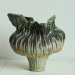 Sculptural White Ceramic Vase - Image 5