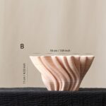 Pleated Sculptural Vase - Image 3
