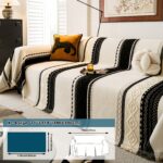 Neutral Chenille Sofa Throw - Image 8