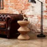 Sculptural Wabi-Sabi Side Table - Image 5