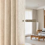 Oak Texture Chenille Curtains