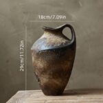 Burnt Earth Ceramic Vase