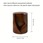 Sculptural Walnut Storage Table - Image 2