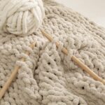 Luxury Chunky Knit Throw Blanket – Soft Chenille Sofa Blanket - Image 4