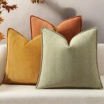 Minimalist Piped Cushion Cover Set – Neutral Linen-Style Sofa Covers (3 Pack) - Image 6