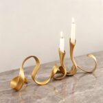 Sculptural Ribbon Candle Holder