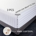 Egyptian Cotton Fitted Sheet Set - Image 3