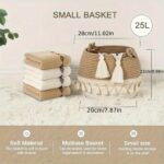 Tassel Woven Storage Basket - Image 2
