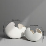 Organic Wabi-Sabi Vase Duo - Image 2