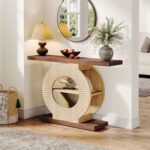 Architectural Circle Console Table - Image 3