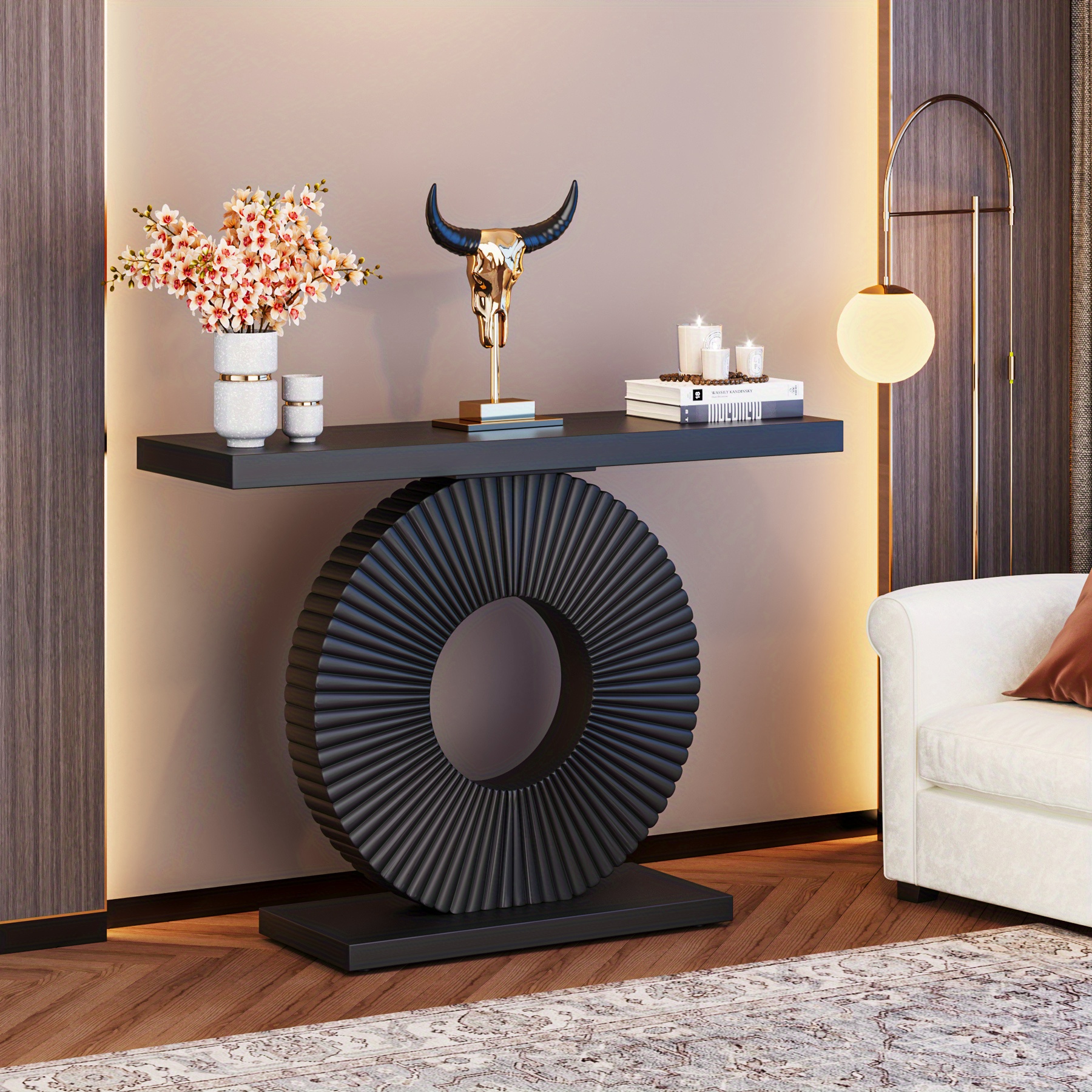 product-open-069f1f1d4f9541c4af7deb128d1e59af-goods Modern Statement Hall Console - Image 1