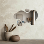 Organic Frameless Wall Mirror Set - Image 4