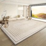 Minimal Beige Living Room Rug - Image 5