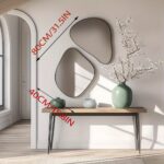 Organic Smoked Wall Mirror Set - Image 2