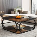 Architectural Farmhouse Coffee Table - Image 5
