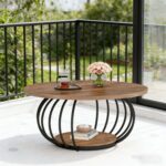 Sculptural Industrial Coffee Table - Image 4