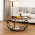 Sculptural Industrial Coffee Table