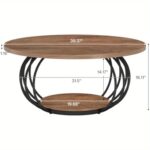 Sculptural Industrial Coffee Table - Image 2