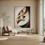 Organic Architectural Canvas Art - Image 2